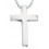 Necklace cross in 925/1000 silver