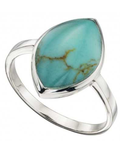 My-jewelry - D3379t - chic Ring turquoise in 925/1000 silver