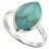 My-jewelry - D3379t - chic Ring turquoise in 925/1000 silver