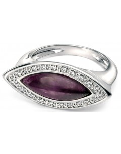 My-jewelry - D3356 - Ring very classy amethyst and zirconium in 925/1000 silver