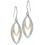 My-jewelry - D4678 - earring Gold plated and zirconium in 925/1000 silver