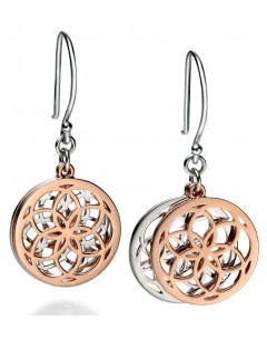 My-jewelry - D4800 - earring rose Gold plated in 925/1000 silver