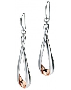 My-jewelry - D5087 - earring chic rose Gold plated in 925/1000 silver