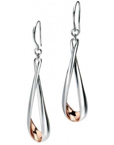 My-jewelry - D5087 - earring chic rose Gold plated in 925/1000 silver