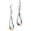 My-jewelry - D5087 - earring chic rose Gold plated in 925/1000 silver