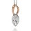 My-jewelry - D4321 - Collar chic rose Gold plated and zirconium in 925/1000 silver