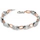 My-jewelry - D4719c - Bracelet-chic rose Gold plated and zirconium in 925/1000 silver