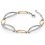 My-jewelry - D4389 - Bracelet chic Gold plated and zirconium in 925/1000 silver