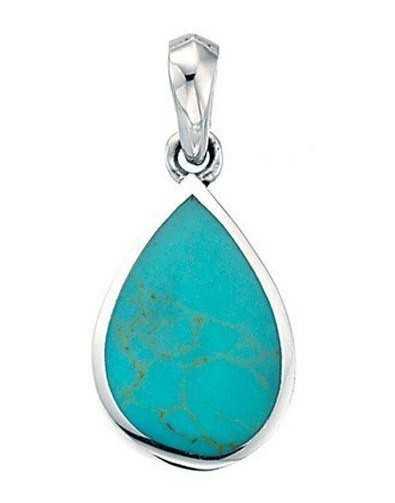 necklace turquoise in 925/1000 silver