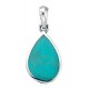 necklace turquoise in 925/1000 silver