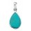 necklace turquoise in 925/1000 silver