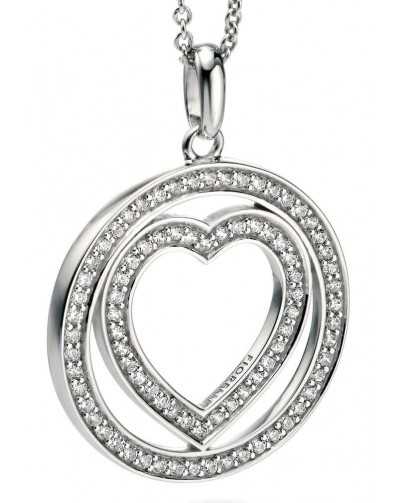 My-jewelry - D4115cc - Collar heart zirconium in 925/1000 silver