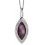 My-jewelry - D4241 - Necklace with amethyst and zirconium in 925/1000 silver