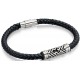 My-jewelry - D4725 - Bracelets chic leather stainless steel