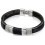 My-jewelry - D4729 - Bracelets chic leather and cotton in stainless steel