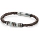 My-jewelry - D4209 - Bracelets chic leather stainless steel