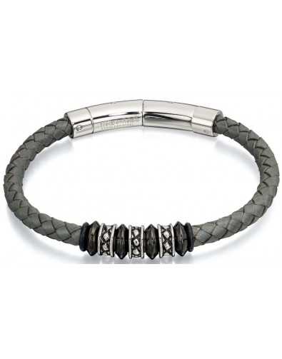 My-jewelry - D4728c - Bracelets chic leather steel oxidized