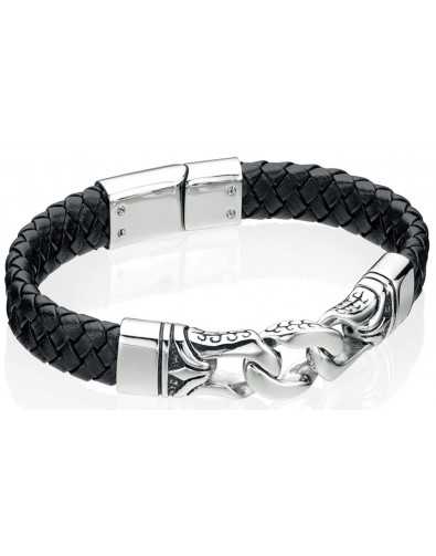 My-jewelry - D3897 - Bracelets chic leather steel oxidized