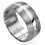 My-jewelry - D2510 - Ring-brushed and polished stainless steel