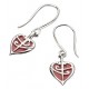 My-jewelry - D4274 - earring heart Romeo and Juliet in 925/1000 silver