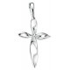 Necklace cross in 925/1000 silver