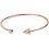 My-jewelry -D4747 - Bracelet arrow rose Gold plated in 925/1000 silver 