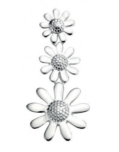 Flower necklace in 925/1000 silver