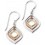 My-jewelry - D4893 - earring trend: Gold plated and rose Gold in 925/1000 silver