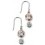 My-jewelry - D4917 - earring chic rose Gold plated zirconium in 925/1000 silver