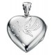 Necklace pendant picture heart in 925/1000 silver