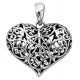 Necklace heart in 925/1000 silver