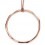 My-jewelry - D3748 - Necklace trend circle rose Gold plated in 925/1000 silver