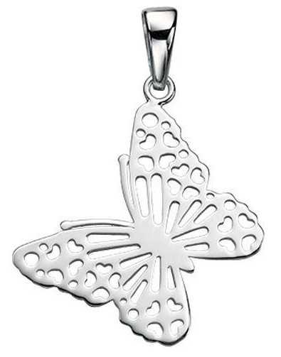 Butterfly necklace in 925/1000 silver