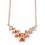 My-jewelry - D3921 - Collar trend rose Gold plated and zirconia champagne in 925/1000 silver