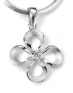 My-jewelry - D4060c - flower Necklace in 925/1000 silver