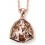 My-jewelry - D4161 - Collar trend in Swarovski crystal and rose Gold plated in 925/1000 silver