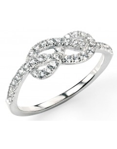 My-jewelry - D3306 - Ring trend infinite zirconium in 925/1000 silver