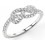 My-jewelry - D3306 - Ring trend infinite zirconium in 925/1000 silver