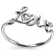 My-jewelry - D3341 - Ring trend " love in 925/1000 silver