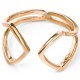 My-jewelry - D3423c - Ring, trendy Gold plated in 925/1000 silver