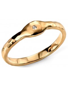 My-jewelry - D3430cus - Sterling silver trendy Gold plated and zirconium ring