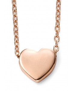 My-jewelry - D235c - Pretty necklace heart rose Gold 375/1000