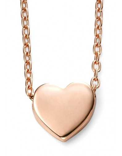 My-jewelry - D235c - Pretty necklace heart rose Gold 375/1000