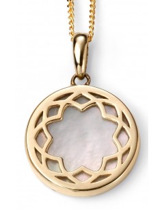 My-jewelry - D2023 - Pretty necklace mother of pearl in Gold 375/1000