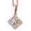 My-jewelry - D2029 - Collar trend diamond rose Gold 375/1000