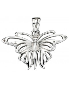 Butterfly necklace in 925/1000 silver