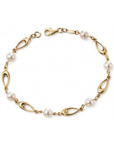 My-jewelry - D416 - trend Bracelet Gold bead 375/100