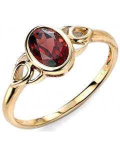 My-jewelry - D467g - Ring garnet gold 375/1000