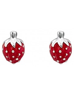 My-jewelry - DC165us - Sterling silver Superb strawberry for a little girl earring