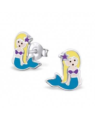 My-jewelry - H18682 - earring mermaid silver 925